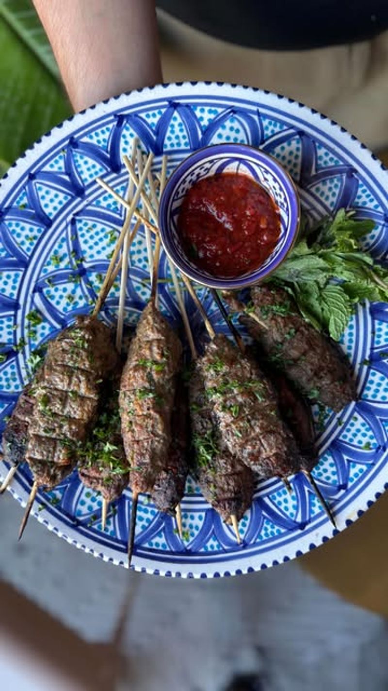 Moroccan Lamb Kefta Skewers