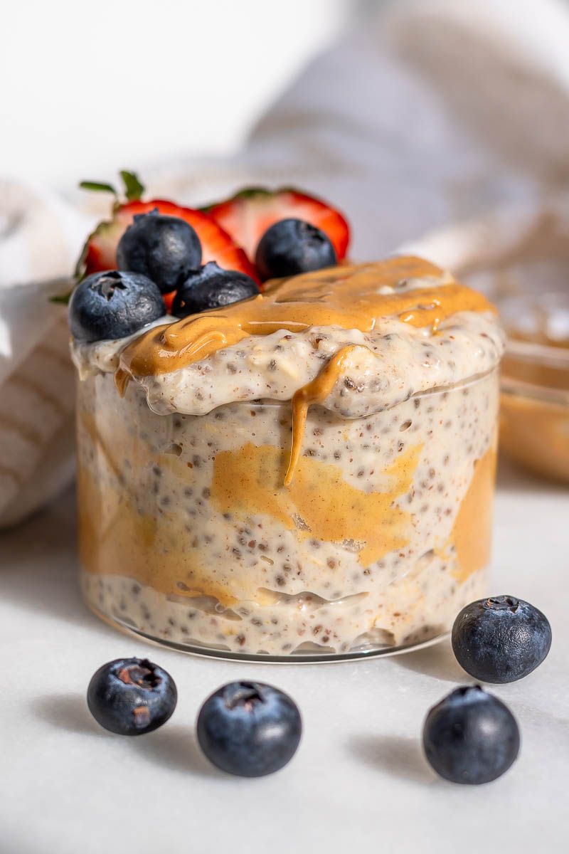 Peanut Butter Protein Overnight Oats