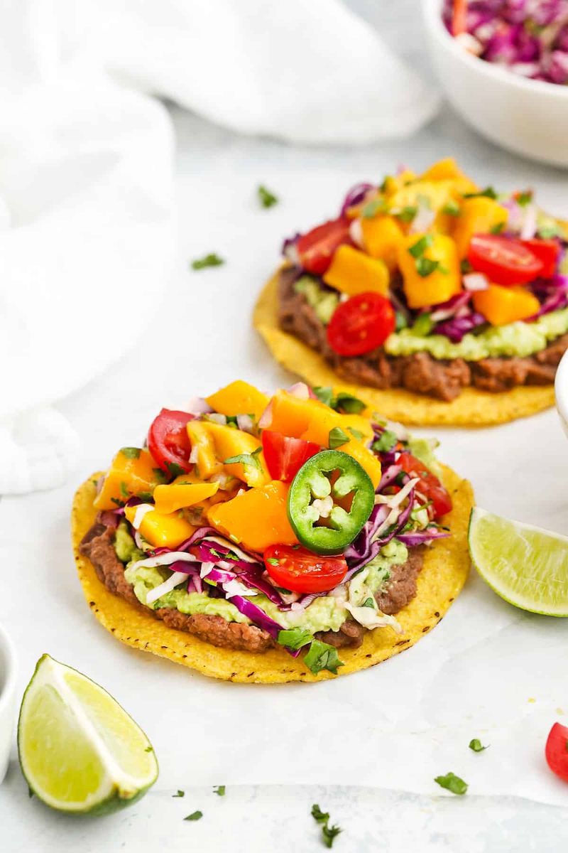 Black Bean Tacos with Mango Salsa