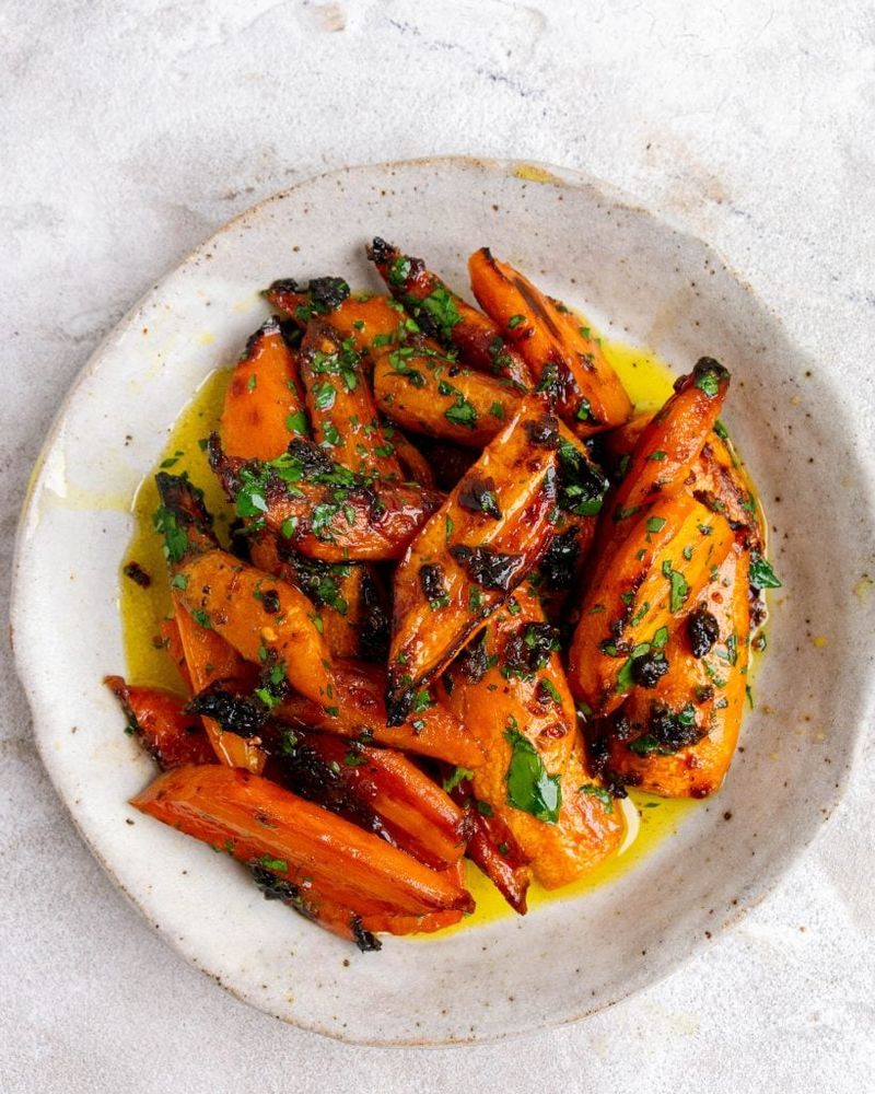 Chilli-Glazed Roasted Carrots