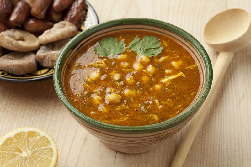 Moroccan Harira (Tomato Lentil Soup)