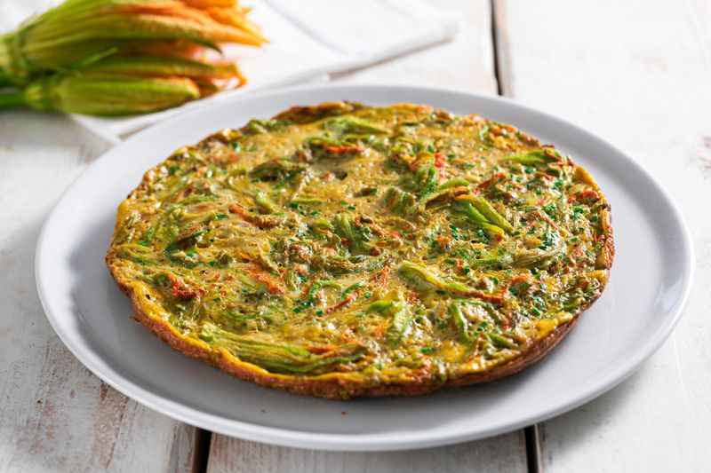 Italian Frittata with Zucchini and Herbs