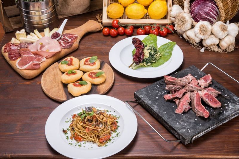 Italian Multi-Course Meal