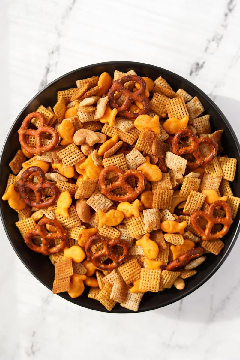 Goldfish Crackers and Pretzel Mix
