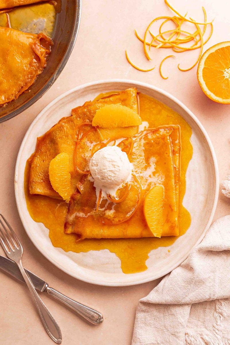 Chocolate Orange Crepes
