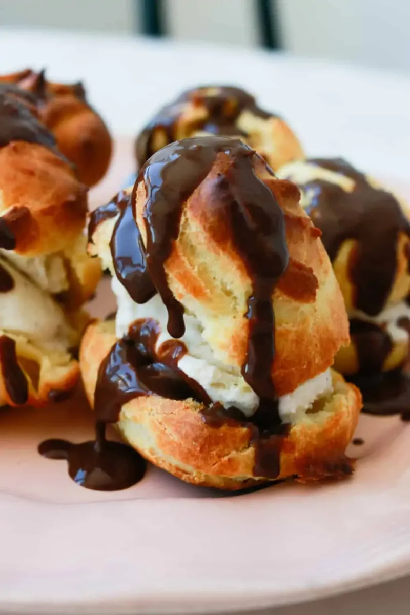 Chocolate Orange Profiteroles