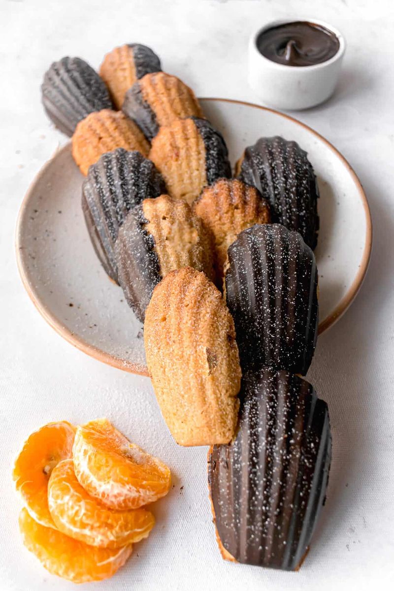 Chocolate Orange Madeleines