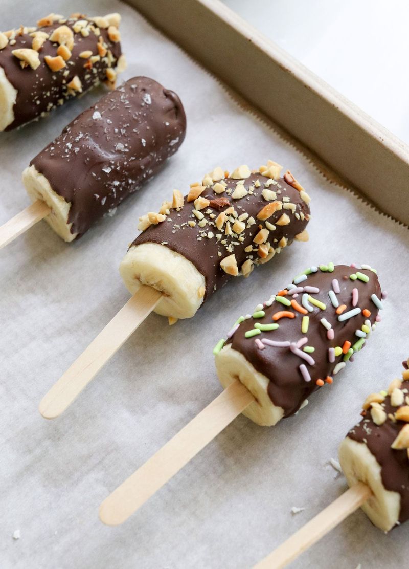 Frozen Chocolate Bananas