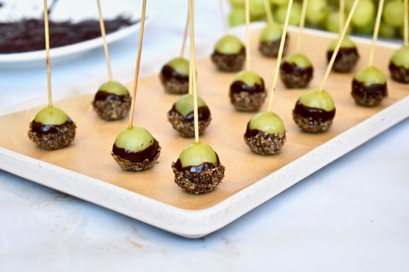 Chocolate Covered Grapes