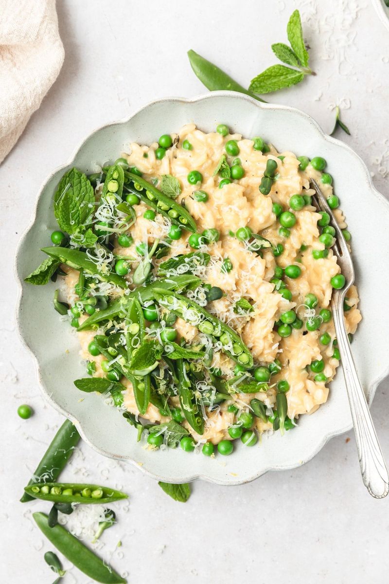 Mint and Pea Risotto