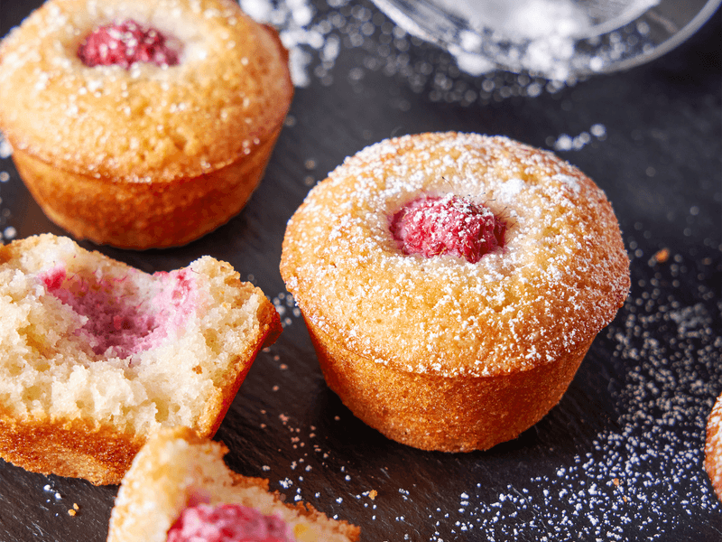 Financier aux Framboises