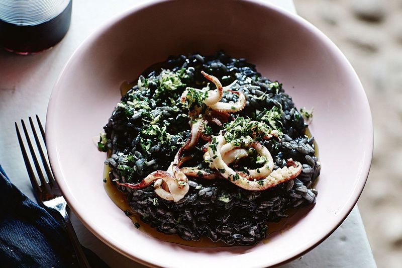 Cuttlefish Ink Risotto