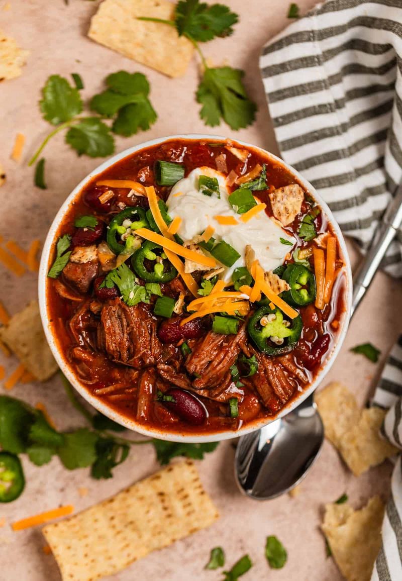 Slow-Cooked Beef Chili