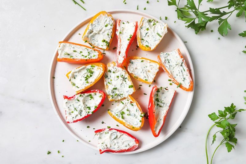 Chilli-Stuffed Mini Peppers