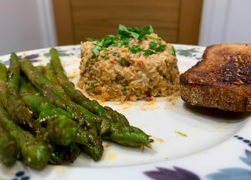 Brown Shrimp Omelette