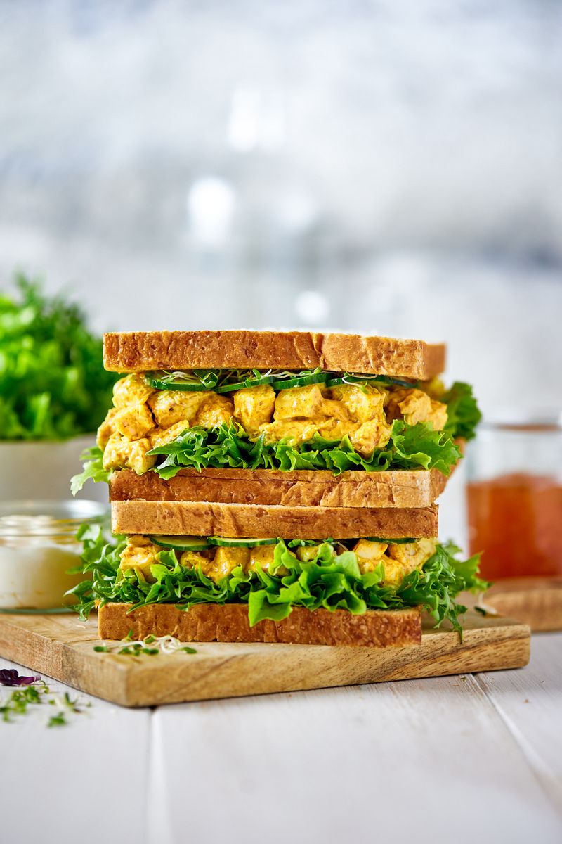Coronation Chicken Sandwiches
