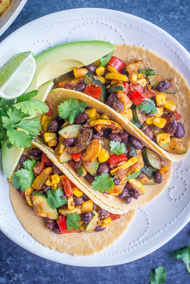 Spicy Black Bean Tacos