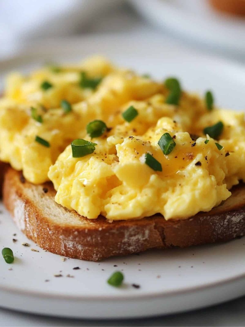 Scrambled Eggs and Toast