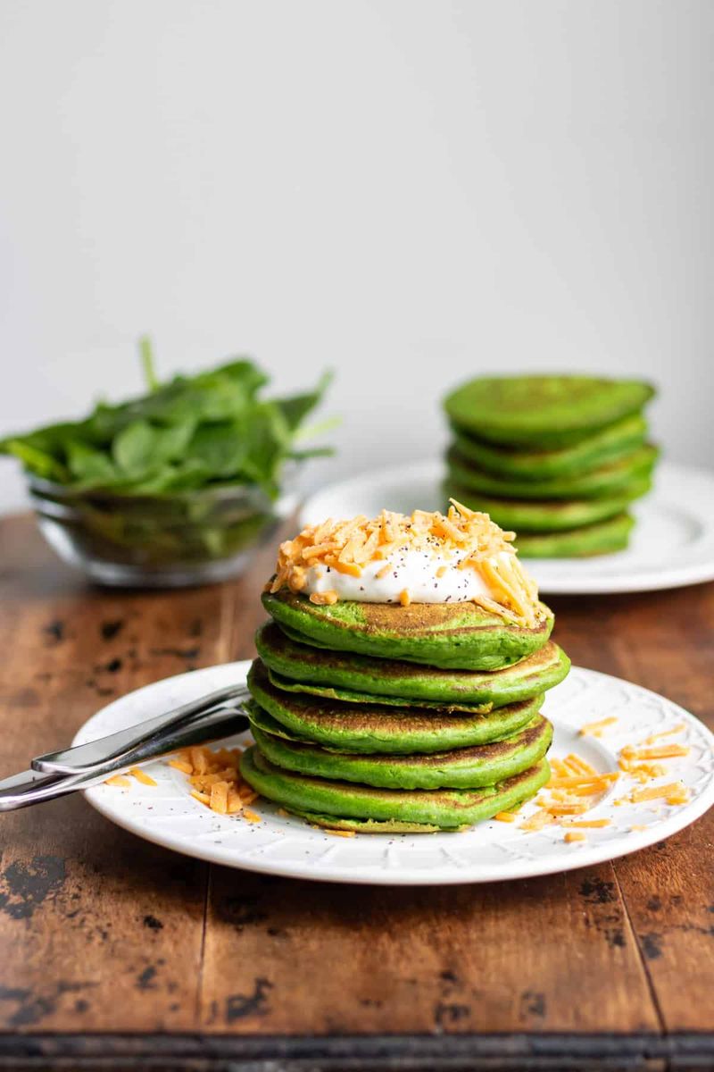 Spinach and Ricotta Pancakes