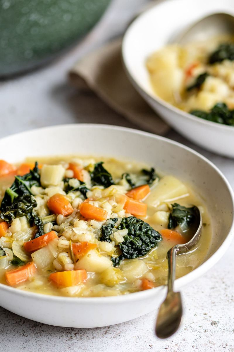 Vegetable Broth with Pearl Barley