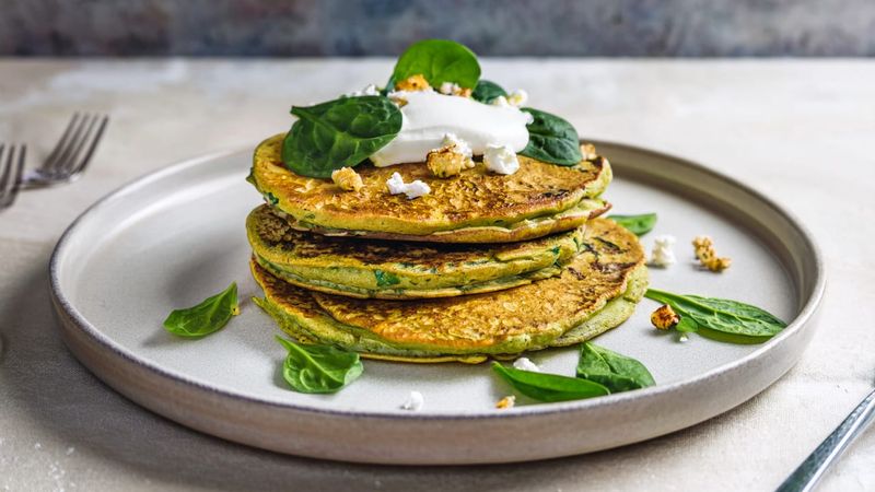 Spinach and Feta Pancakes