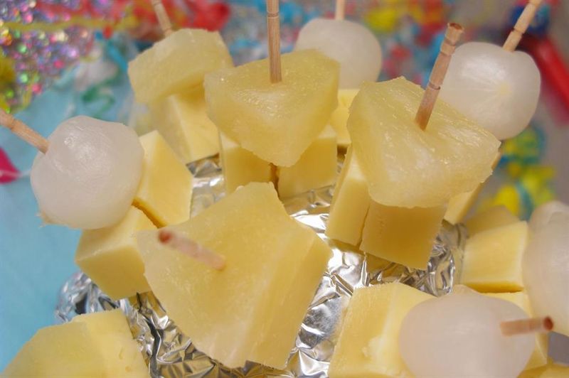 Pineapple and Cheese Sticks