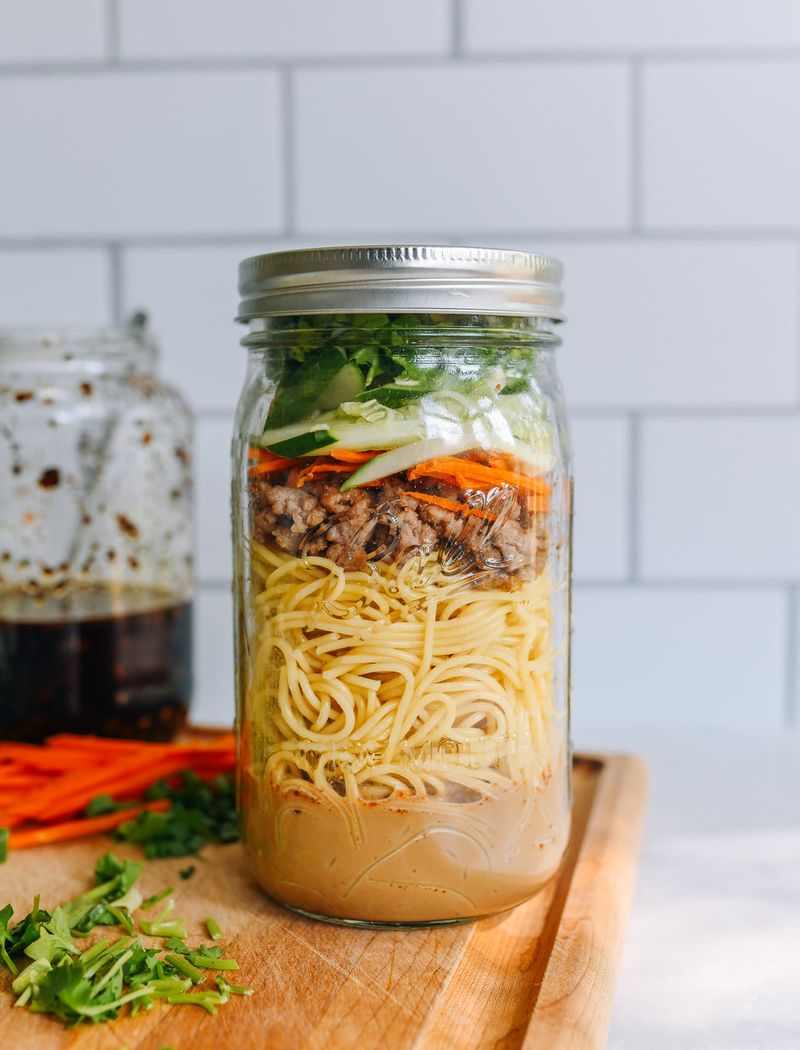 Spicy Peanut Noodle Jar