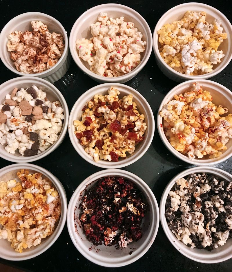Microwave Popcorn with Toppings