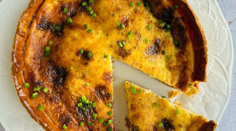 Bacon and Blue Cheese Quiche