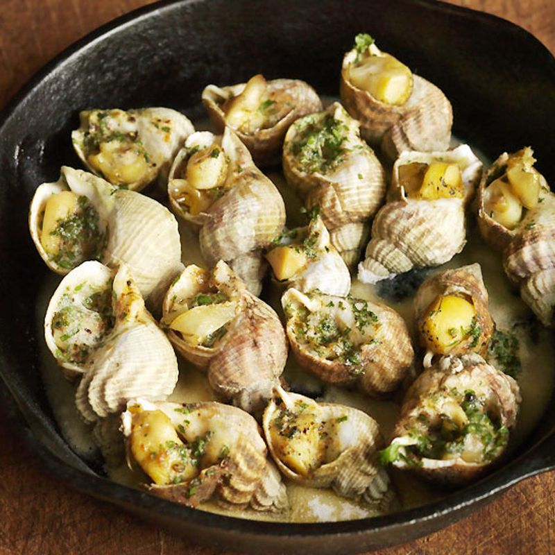 Whelks in Garlic Butter