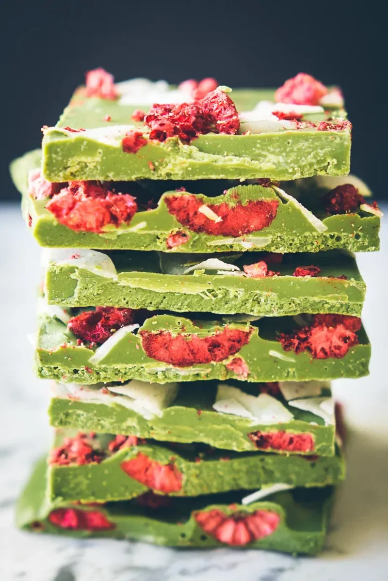 Matcha White Chocolate Bark
