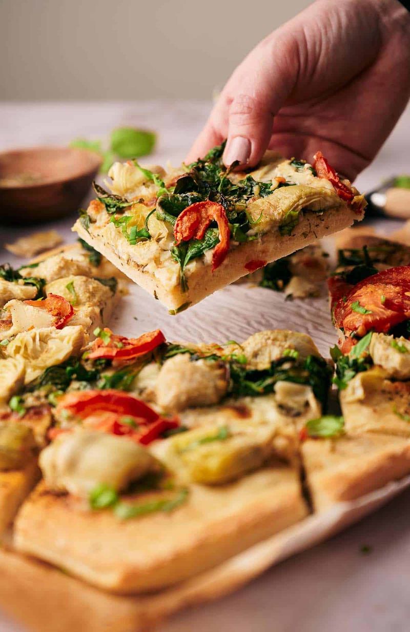 Artichoke Heart Pizza