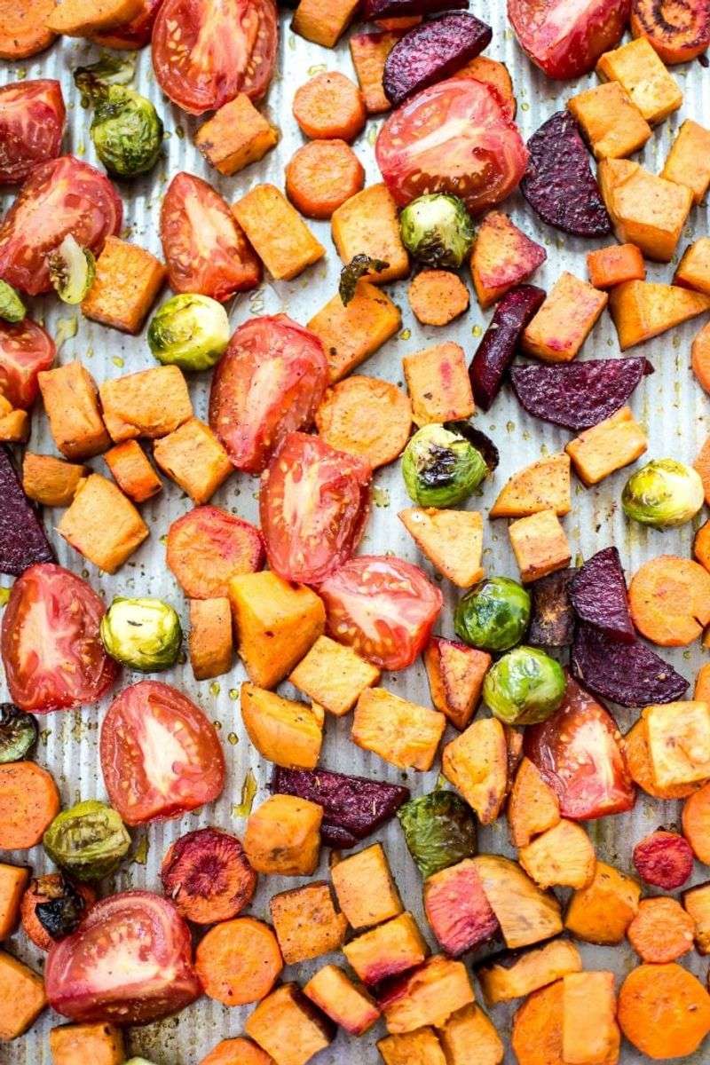 Barley and Roasted Vegetable Sheet Pan Dinner