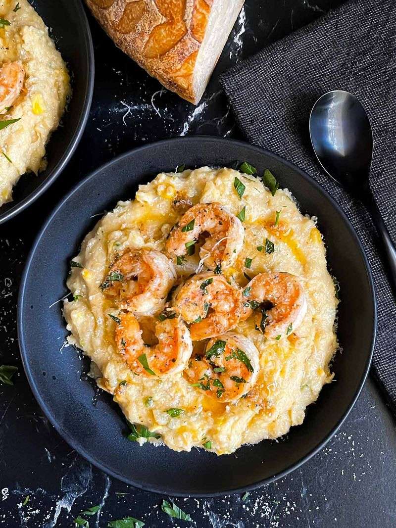 Shrimp and Grits-Style Polenta