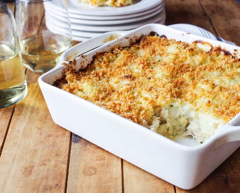 Turkey and Cauliflower Cream Bake