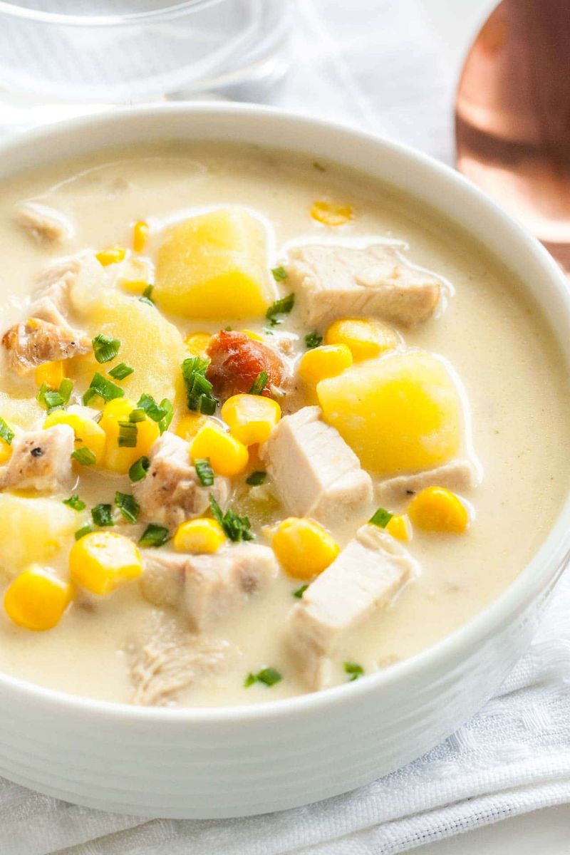 Turkey and Sweetcorn Chowder