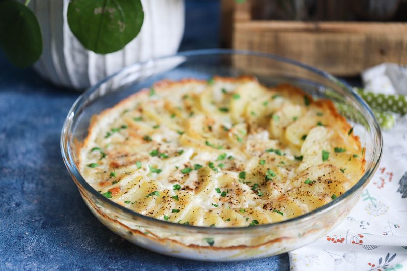 Turkey and Potato Gratin