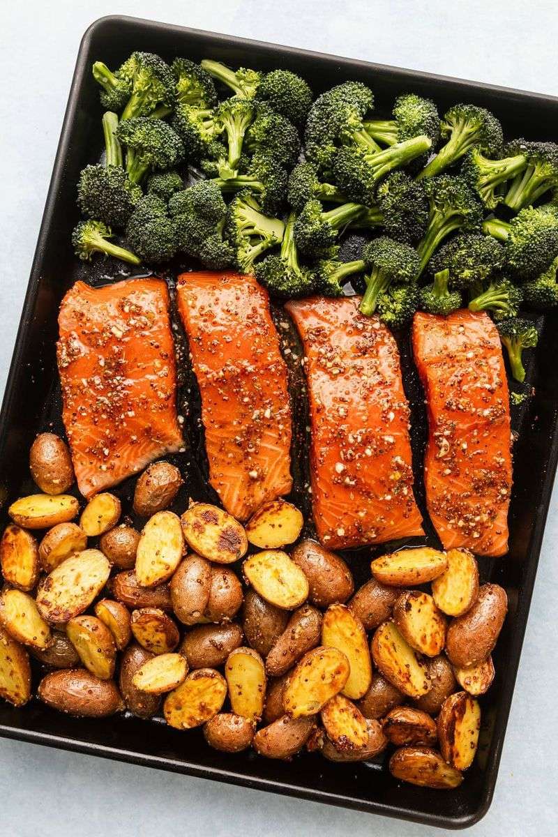 Sheet Pan Honey Garlic Salmon