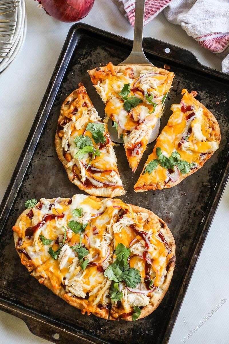 BBQ Chicken Flatbread Pizza