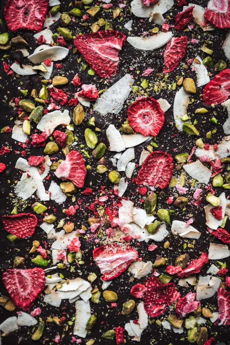 Chocolate Bark with Toppings