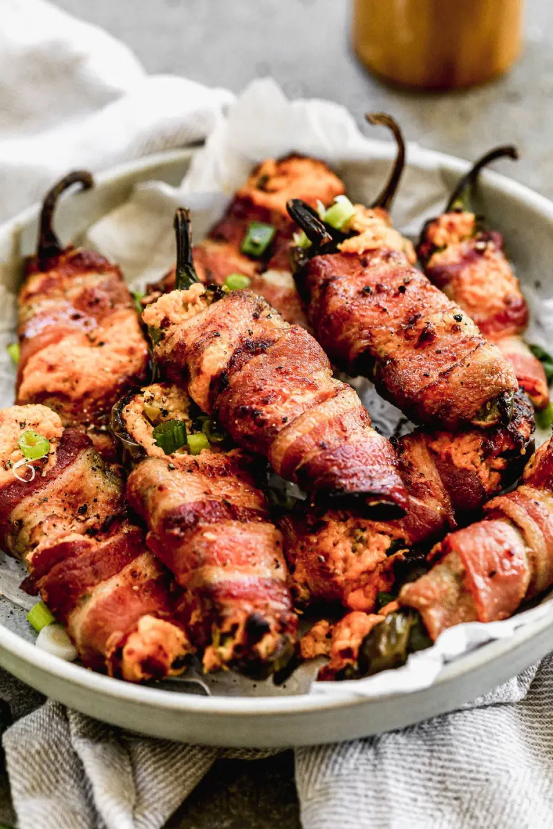 Air Fryer Stuffed Jalapeño Poppers