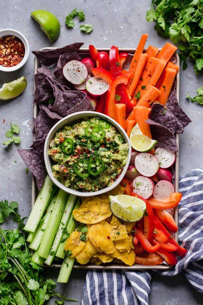 Guacamole with Veggie Sticks