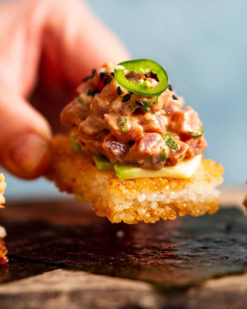 Crispy Rice Bowl With Spicy Tuna