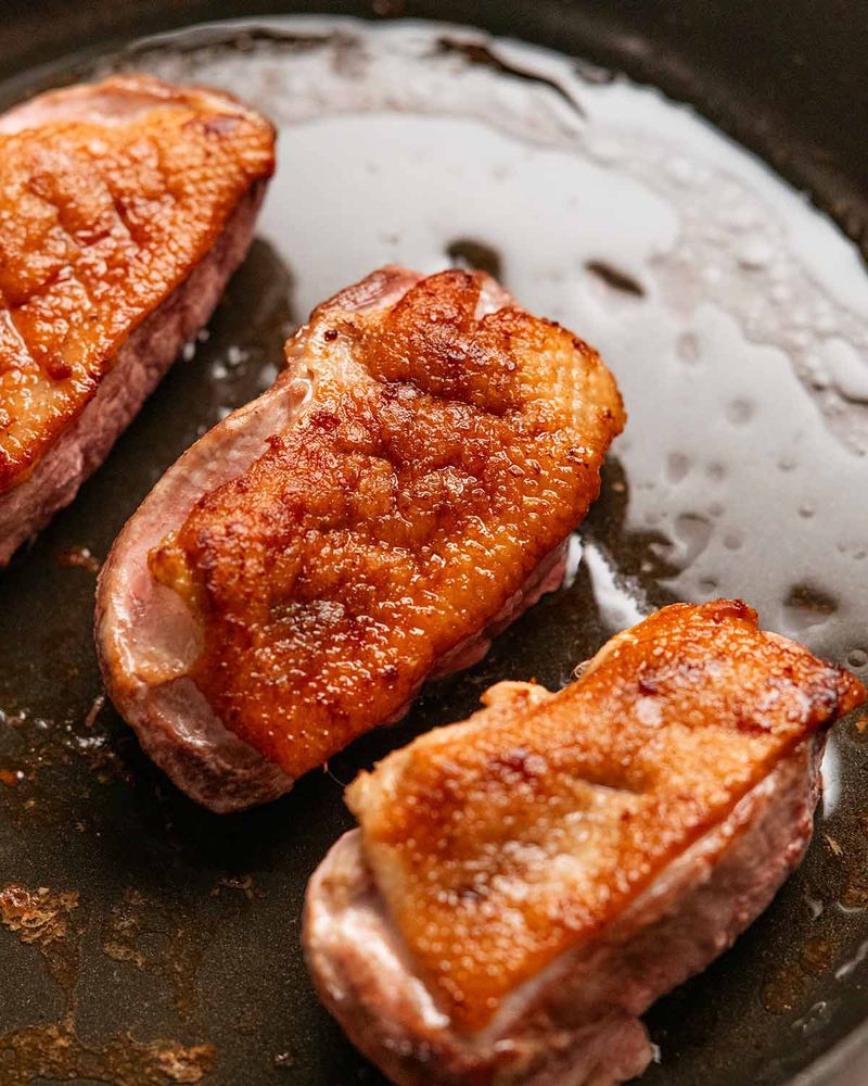 Seared Duck Breast With Crispy Rendered Fat