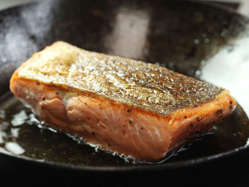 One-Pan Roasted Salmon With Crispy Skin
