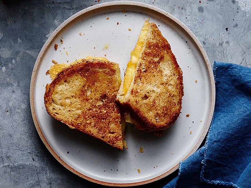 Grilled Cheese With Crispy Butter Crust