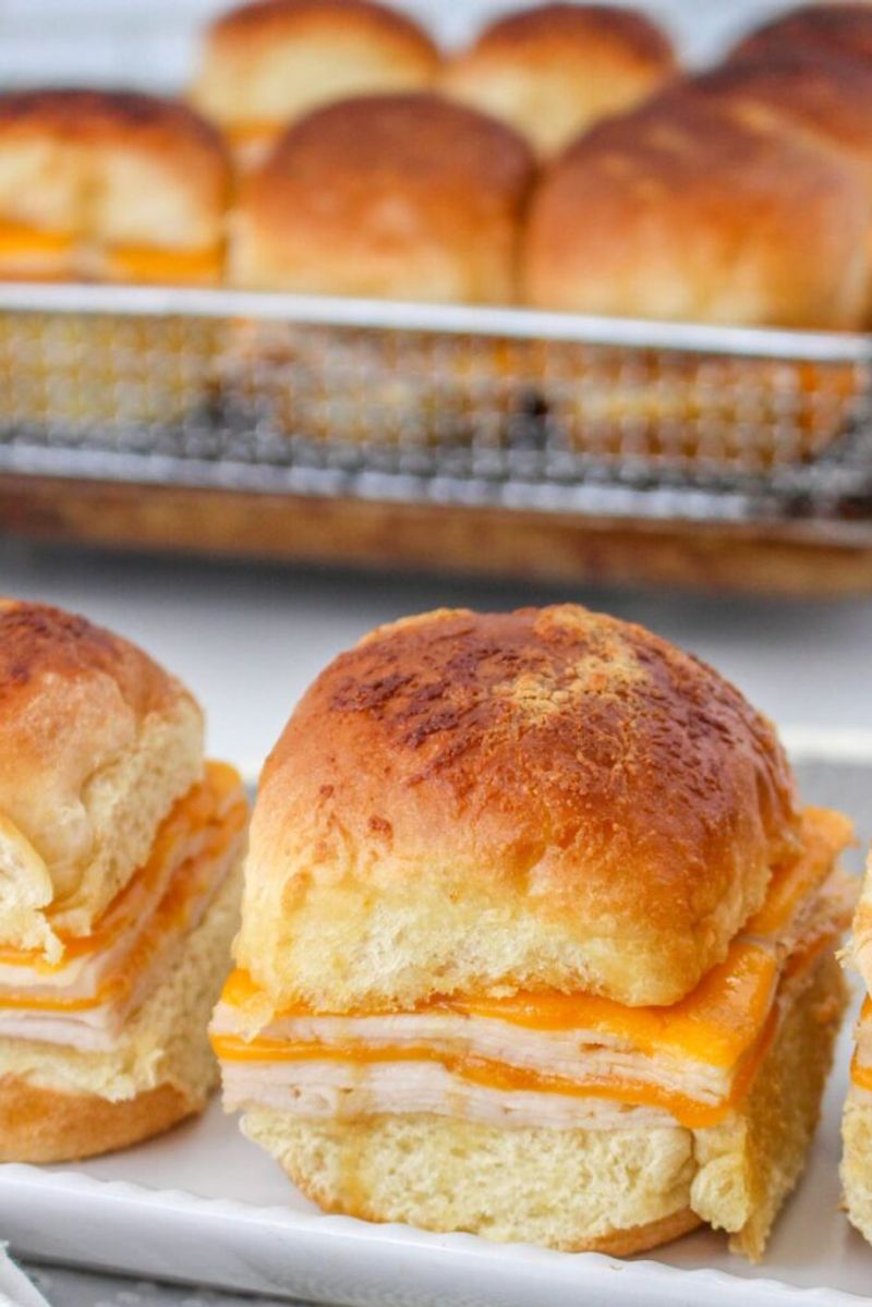 Mini Turkey and Cheese Sliders
