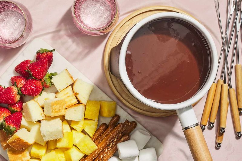 Chocolate Fondue with Dippers