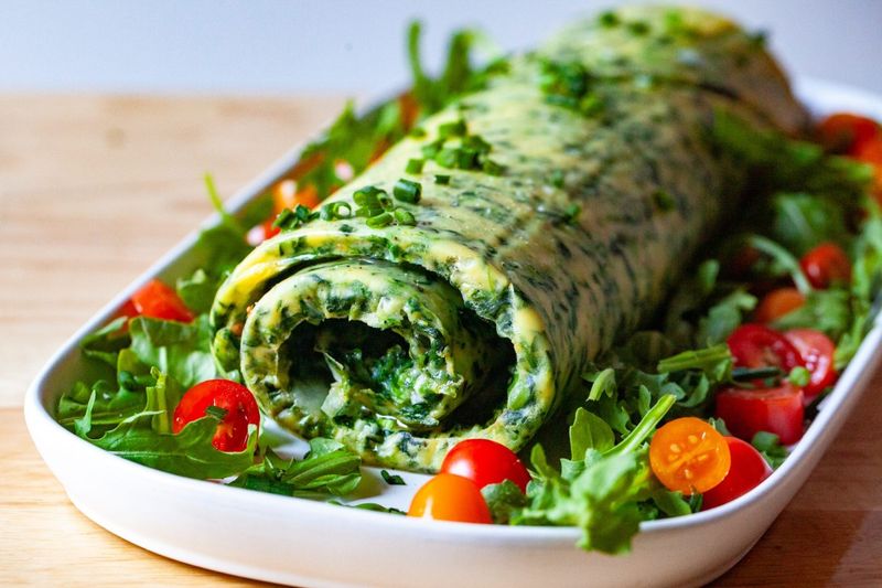 Omelette Roll-Up With Fridge Fillings