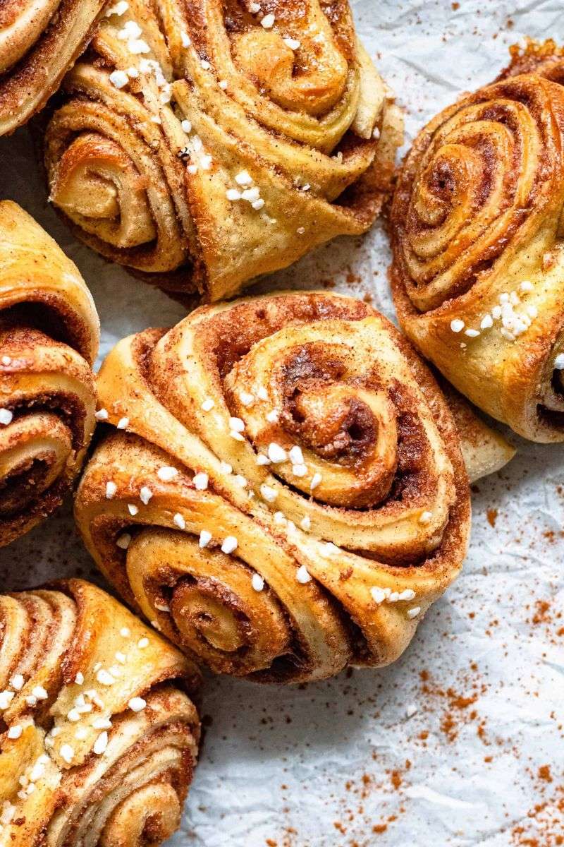 Finnish Korvapuusti (Finnish Cinnamon Rolls)